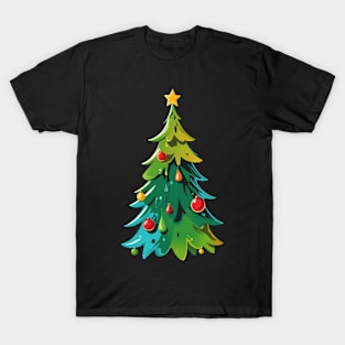 Ice Cream Christmas Tree T-Shirt